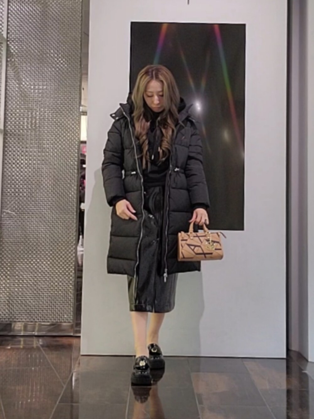 アルマーニエクスチェンジ キルティング×ラメ フーデッドスウェットパーカー ARMANI EXCHANGE（アルマーニエクスチェンジ）の「【A|X