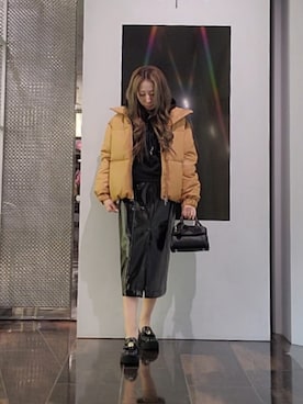 「ARMANI EXCHANGE（アルマーニエクスチェンジ）のアイテム（ブルゾン）」を使った、♡aYuMiiiiiiiiさん（レディース・158cm）の春コーディネート