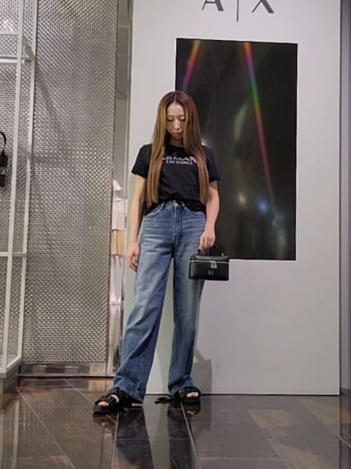 EMPORIO ARMANIベージュショルダーバッグ ARMANI EXCHANGE ショルダーバッグ バッグ 「A|X アルマーニ