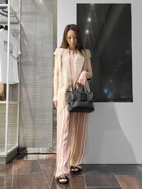「ARMANI EXCHANGE（アルマーニエクスチェンジ）のアイテム（オールインワン・サロペット）」を使った、♡aYuMiiiiiiiiさん（レディース・158cm）の夏コーディネート