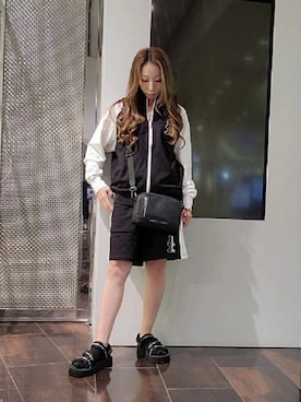「フェスコーデ」｜「アイテム（スウェット）」を使った、♡aYuMiiiiiiiiさん（レディース・158cm）の夏コーディネート