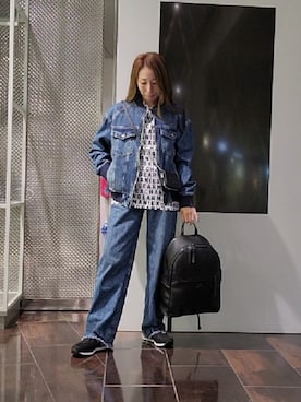 「フェスコーデ」｜「アイテム（デニムジャケット）」を使った、♡aYuMiiiiiiiiさん（レディース・158cm）の夏コーディネート