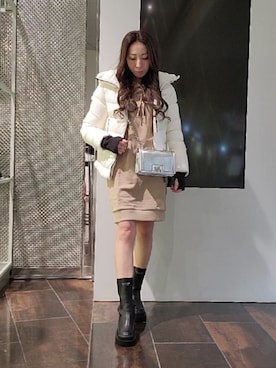 「ロゴパーカー」｜「アイテム（ブルゾン）」を使った、♡aYuMiiiiiiiiさん（レディース・158cm）の春コーディネート