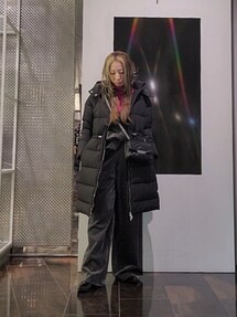 【未使用タグ付き】アルマーニエクスチェンジ シャイニー パファーコート フーディ 未使用タグ付き】アルマーニエクスチェンジ シャイニー パファー