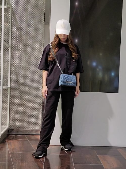 EMPORIO ARMANI☆キルティング チェーン ショルダー♪送料込 ARMANI EXCHANGE ショルダーバッグ バッグ 「A|X アルマーニ