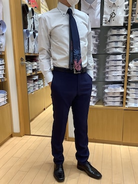 「アイテム（フォーマルスーツ/小物）」を使った、BRICK HOUSE by Tokyo Shirts 北戸田イオンモール店さん（メンズ・170cm）の冬コーディネート