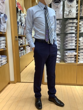 「アイテム（フォーマルスーツ/小物）」を使った、BRICK HOUSE by Tokyo Shirts 北戸田イオンモール店さん（メンズ・170cm）の冬コーディネート