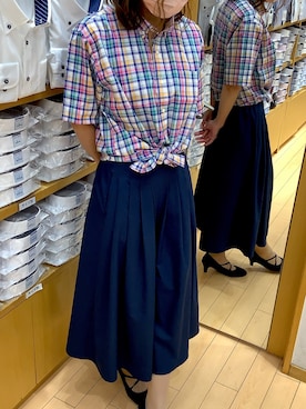「公園コーデ」｜BRICK HOUSE by Tokyo Shirts 北戸田イオンモール店さん（レディース・164cm）の夏コーディネート