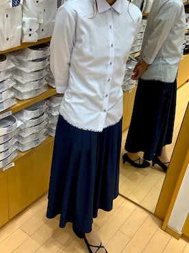 「寒色系」｜BRICK HOUSE by Tokyo Shirts 北戸田イオンモール店さん（レディース・164cm）の夏コーディネート