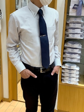 「アイテム（フォーマルスーツ/小物）」を使った、BRICK HOUSE by Tokyo Shirts 北戸田イオンモール店さん（メンズ・170cm）の秋コーディネート