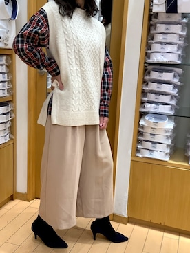 BRICK HOUSE by Tokyo Shirts 北戸田イオンモール店さん（レディース・164cm）の秋コーディネート