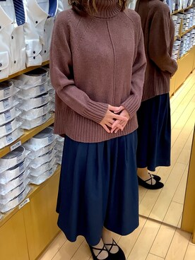 「茶色」｜BRICK HOUSE by Tokyo Shirts 北戸田イオンモール店さん（レディース・164cm）の夏コーディネート