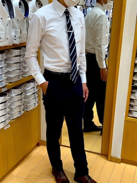 「定番スタイル」｜BRICK HOUSE by Tokyo Shirts 北戸田イオンモール店さん（メンズ・170cm）の秋コーディネート
