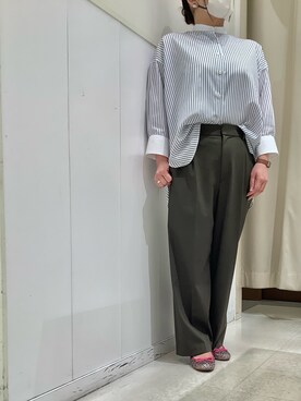BRICK HOUSE シャツ工房 新下関ゆめシティ店さん（レディース・162cm）の夏コーディネート