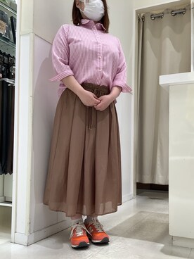 BRICK HOUSE シャツ工房 新下関ゆめシティ店さん(レディース・158cm)の春コーディネート