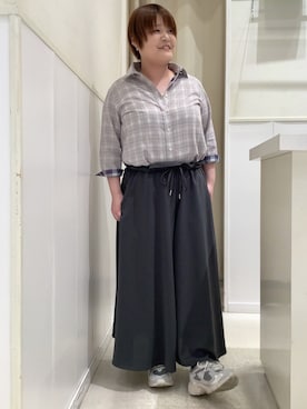 「ブリックハウス」｜BRICK HOUSE シャツ工房 新下関ゆめシティ店さん（レディース・158cm）の春コーディネート