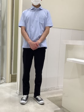 「ジーンズコーデ」｜BRICK HOUSE シャツ工房 新下関ゆめシティ店さん（メンズ・173cm）の夏コーディネート
