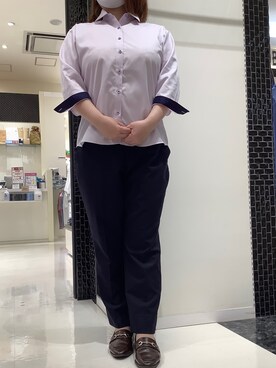 BRICK HOUSE シャツ工房 新下関ゆめシティ店さん(レディース・158cm)の夏コーディネート