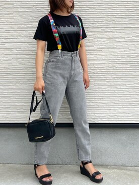 サスペンダーを使った 夏コーデ のレディース人気ファッションコーディネート Wear