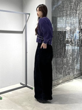 「アイテム（サスペンダー）」を使った、すずかぜさん（レディース・162cm）の秋コーディネート