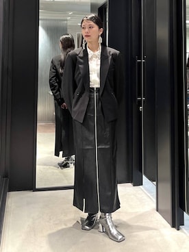 「HARE（ハレ）のアイテム（ピアス（両耳用））」を使った、すずかぜさん（レディース・162cm）の秋コーディネート