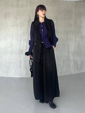 「HARE（ハレ）のアイテム（ヘアアクセサリー）」を使った、すずかぜさん（レディース・162cm）の夏コーディネート