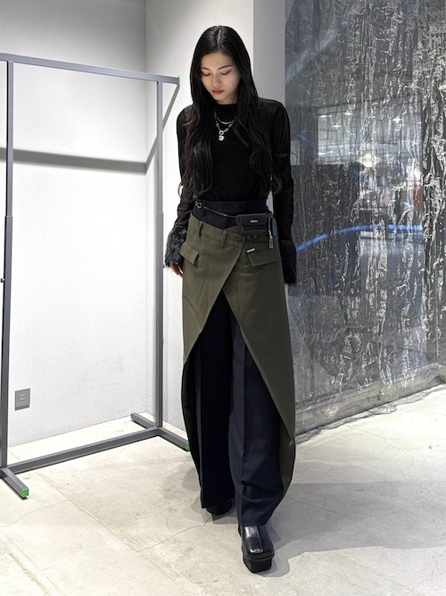 ガラソールチャンキーブーツ(HARE)