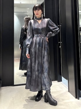 「HARE（ハレ）のアイテム（ピアス（両耳用））」を使った、すずかぜさん（レディース・162cm）の冬コーディネート