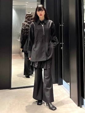 HARE EDGY MODE グレー レイヤード　パンツ　プリーツスカート セール】プリーツスカートレイヤードパンツ(HARE)（その他パンツ
