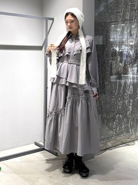 「HARE（ハレ）のアイテム（帽子）」を使った、すずかぜさん（レディース・163cm）の秋コーディネート