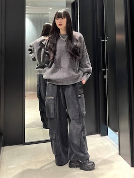 「HARE（ハレ）のアイテム（ニット/セーター）」を使った、すずかぜさん（レディース・162cm）の秋コーディネート