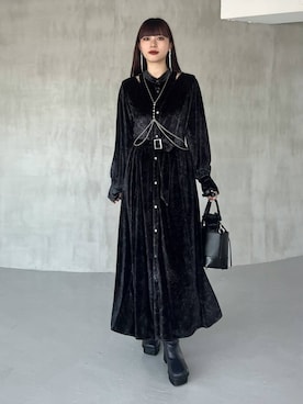「アイテム（サスペンダー）」を使った、すずかぜさん（レディース・162cm）の夏コーディネート