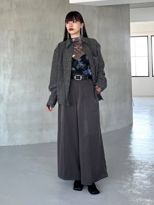 セール】【SET UP対応】コンパクトツイードシャツ(HARE)（シャツ