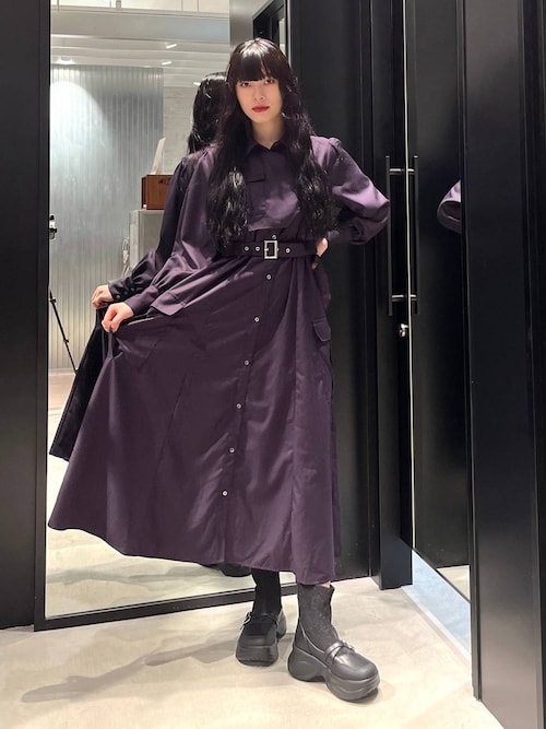HARE札幌ステラプレイスすずかぜさんのシャツワンピースを使った 