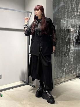 「アイテム（トレンチコート）」を使った、すずかぜさん（レディース・162cm）の夏コーディネート