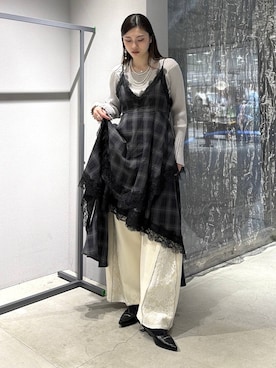 「HARE（ハレ）のアイテム（ワンピース/ドレス）」を使った、すずかぜさん（レディース・163cm）の冬コーディネート