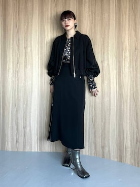 「アイテム（ブルゾン）」を使った、すずかぜさん（レディース・162cm）の夏コーディネート