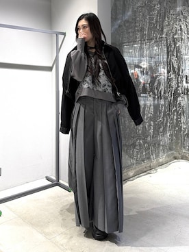 「HARE（ハレ）のアイテム（パンツ）」を使った、すずかぜさん（レディース・163cm）の冬コーディネート