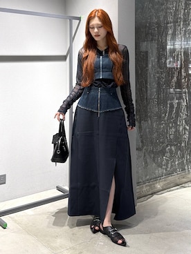 すずかぜさん(レディース・163cm)の夏コーディネート