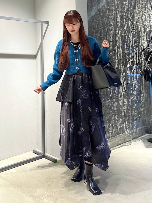 セール】Autumnflowerウエストデザインスカート(HARE)（スカート