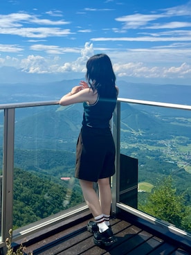 「アイテム（キャミソール）」を使った、R i o n aさん（レディース・158cm）の秋コーディネート