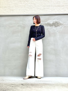 「ジーユーコーデ」｜kumikoさん（レディース・168cm）の冬コーディネート