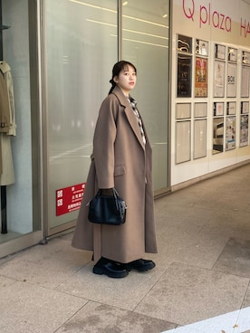 「COLONY 2139（コロニートゥーワンスリーナイン）のアイテム（その他アウター）」を使った、Maminaさん（レディース・157cm）の秋コーディネート