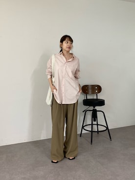 「COLONY 2139（コロニートゥーワンスリーナイン）のアイテム（その他パンツ）」を使った、Maminaさん（レディース・157cm）の夏コーディネート