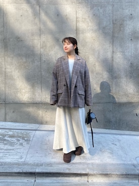 Maminaさん（レディース・157cm）の冬コーディネート