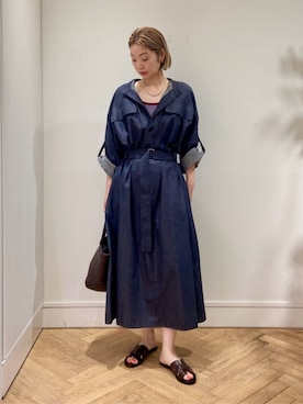 「PHILIPPE AUDIBERT（フィリップ オーディベール）のアイテム」を使った、Ishii_TOMORROWLANDさん（レディース・165cm）の春コーディネート