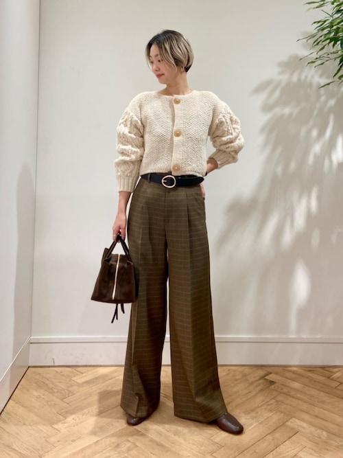 【25AW】マカフィー　Tomorrowland カーディガン　ニット ハンドニット ショートカーディガン（カーディガン/ボレロ）｜MACPHEE