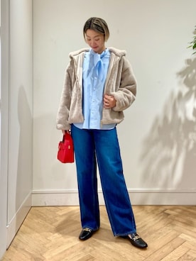 「MACPHEE（マカフィー）のアイテム」を使った、Ishii_TOMORROWLANDさん（レディース・165cm）の秋コーディネート