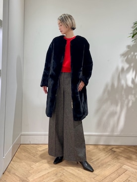 「MACPHEE（マカフィー）のアイテム」を使った、Ishii_TOMORROWLANDさん（レディース・165cm）の秋コーディネート