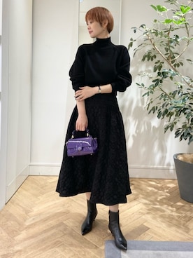 Ishii_TOMORROWLANDさん（レディース・165cm）の冬コーディネート